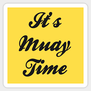 Muay Thai Yellow Sticker